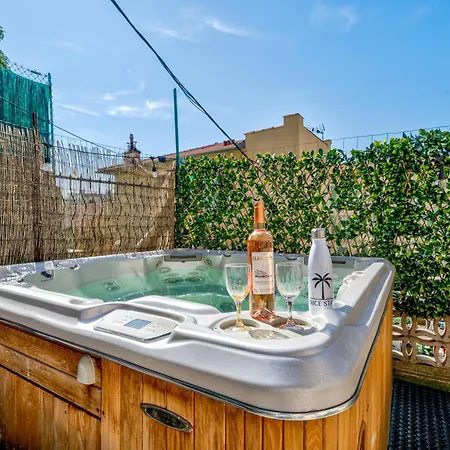 Cosy 4 Pieces Clim Terrasse Jacuzzi Apartment